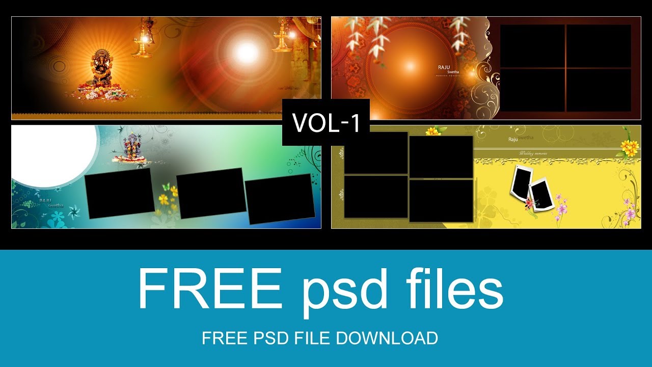 Frames for photos psd free download